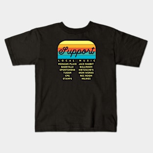 Support Local Music at Buffalo Music Venues Kids T-Shirt